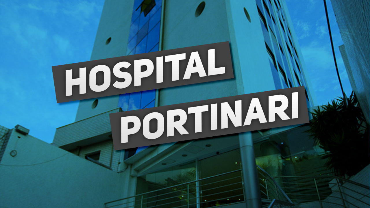 Fachada do hospital portinari